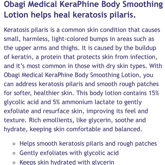 Obagi KeraPhine Body Smoothing Lotion - Picture 4 of 5